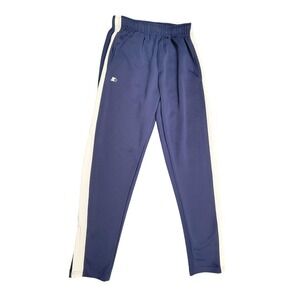 Starter Track Pants Mens Medium Blue Athletic Joggers Training Retro 90s Style